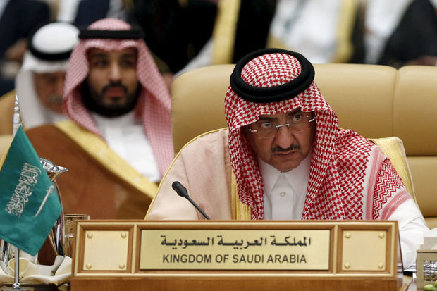 L'un des prince que compte l'Arabie Saoudite, le prince Mohammed bin Nayef lors d'un sommet à Riyad, le 11 novembre 2015  